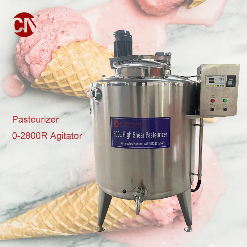 Dairy Ice Cream Chocolate Milk Juice Jam Heating Holding Mixer Tank Emulsifying Mixing Tank