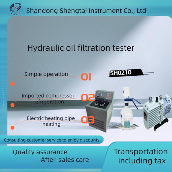 Quality Hydraulic Oil Filterability Tester SH0210 Compressor Refrigeration Digital Display Time for sale