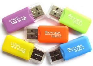 China Bulk Promotion Portable Card Reader USB 2.0 3.0 Plastic Material For Smartphone wholesale