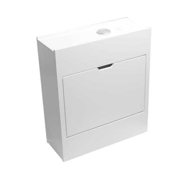Quality Wooden Home Smart File Cabinet white color With Wireless Charger for sale