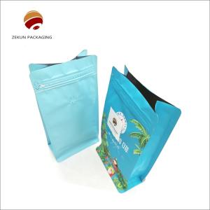 Custom Logo Printed Flat Bottom Bag Personalized Design Fading Resistance
