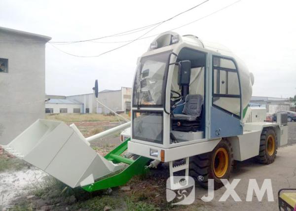 Quality 2000mm Wheelbase 2.5m3 Self Loading Concrete Mixer for sale