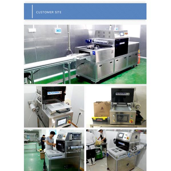 Cooked Food Modified Atmosphere Packaging Equipment SS304 Gas Flushing