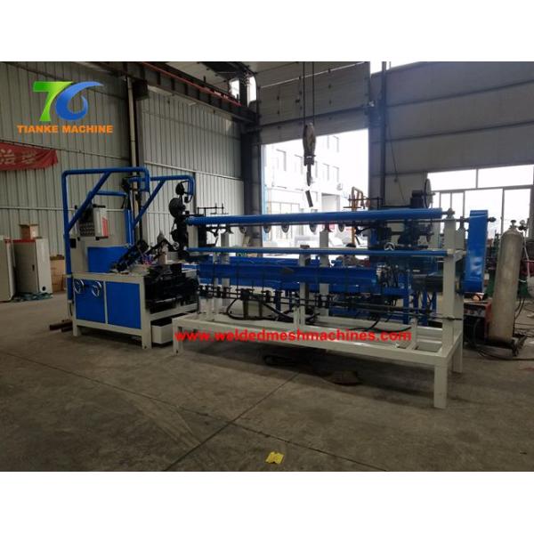 PVC Coated 120*120mm Chain Link Mesh Making Machine 1.8 Ton