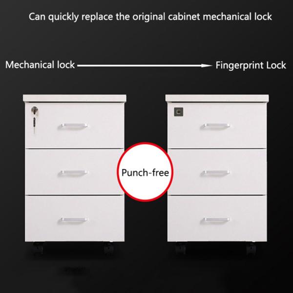 Waterproof High Sensitivity Biological Fingerprint Cabinet Lock