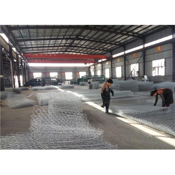 Galvanized Gabion Box 2x1x1m Hexagonal Mesh for Retaining Walls