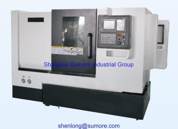 Quality CK50 cnc lathe with slant rail for sale