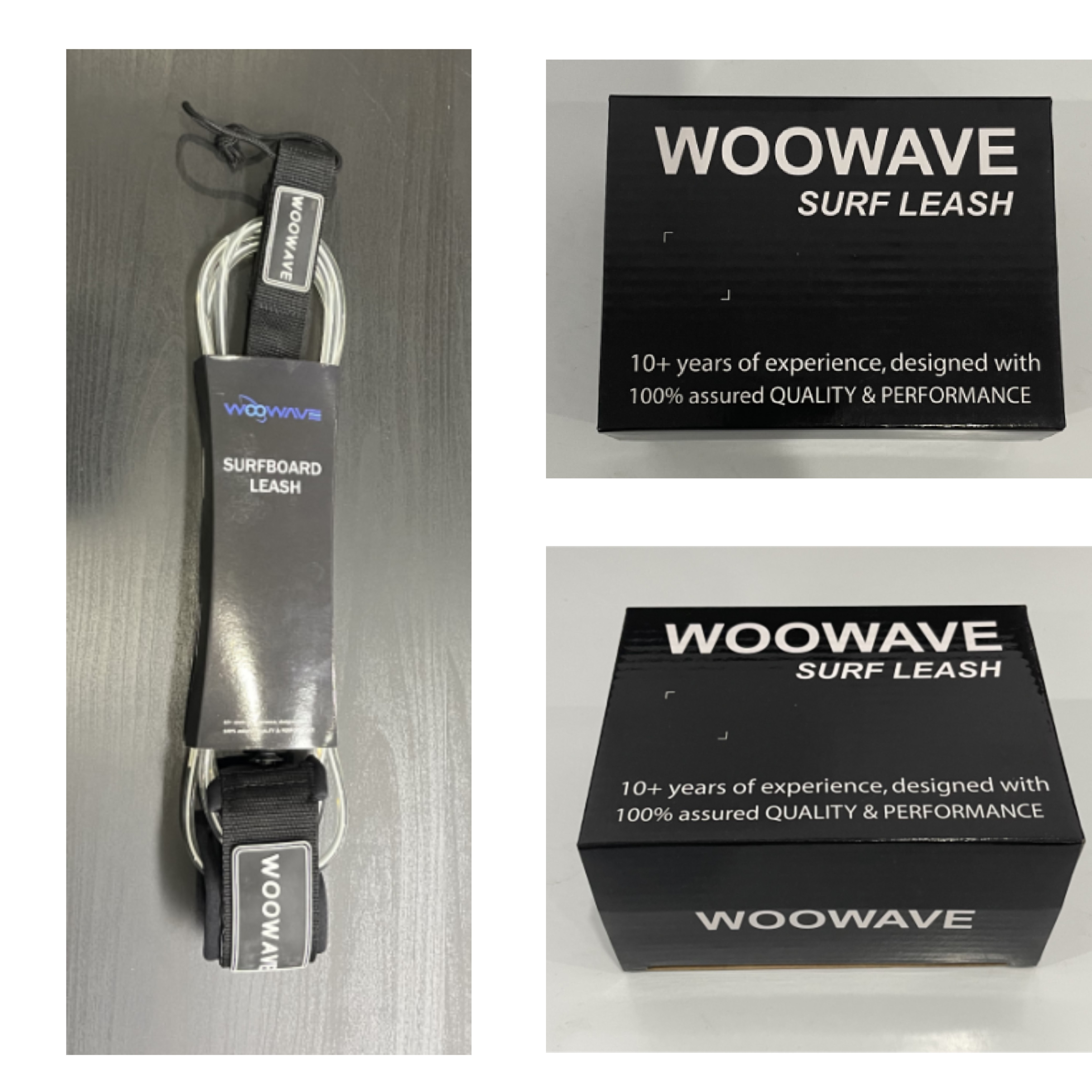 6'7'8'9'10'11'12' Surfboard Leash with Strong and Durable Coil or Straight Cord