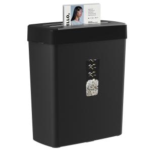 Mini paper shredder machine with 13L bin basket shred size 4*39mm cross cut CD222P-8