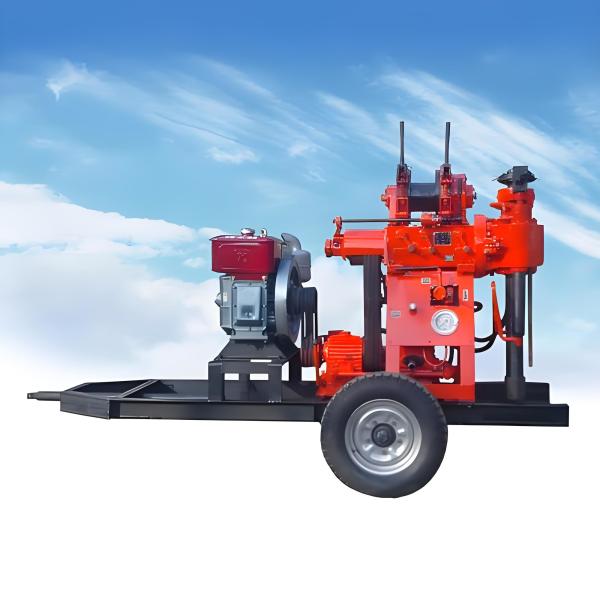 Quality Portable Wheel Mounted Spt Soil Investigation Geotechnical Exploration Core Drilling Rig for sale