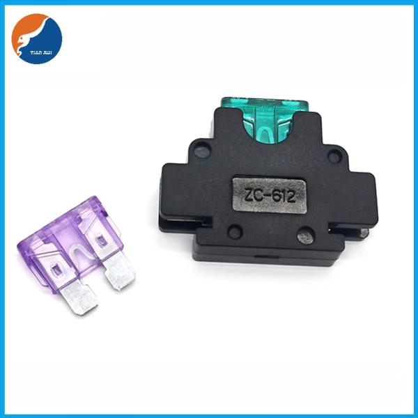 Quality ZC-612 SL-612 Black Automotive Car Auto Standard ATU ATY ATO ATC Blade Fuse Holder for sale