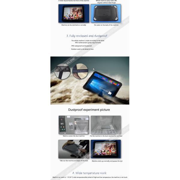 128GB 1920x1200 Industrial Windows 10 Home Tablet Computer RoHS