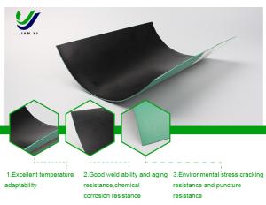 China Smooth HDPE Geomembrane For Reservoir And Artificial Lake wholesale