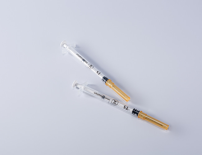 Auto Destroyed Injection Syringe 0.5ml Auto Disable Syringe For Medical Supply