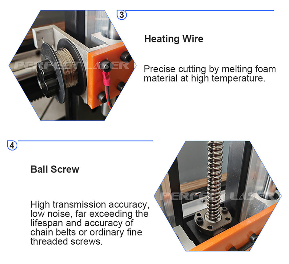 Automatic Vertical Table-type Hot Wire CNC 3D Foam Cutting Cutter Machine