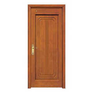 100% Solid Wood Entrance Doors 208cm European Style Interior Wooden Door