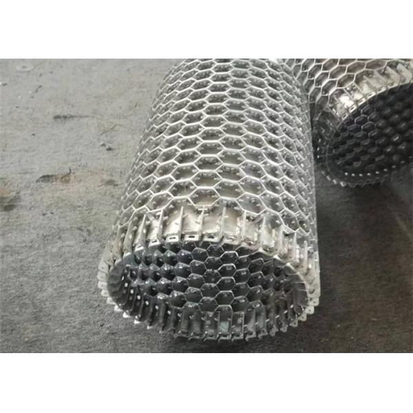 Flex Stainless Steel Expanded Metal Grating Refractory Lining Hexmesh