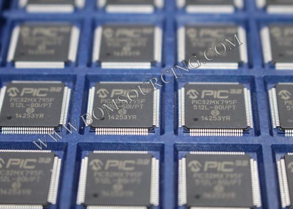 Quality CMOS MCU Flash Programmable IC Chip 80MHz PIC32MX795F512L-80I/PT for sale
