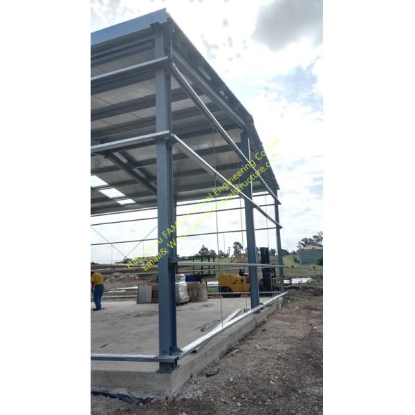 Customized Q345B Durable Steel Structure Warehouse / Shed / Hangar / Hall Buildings
