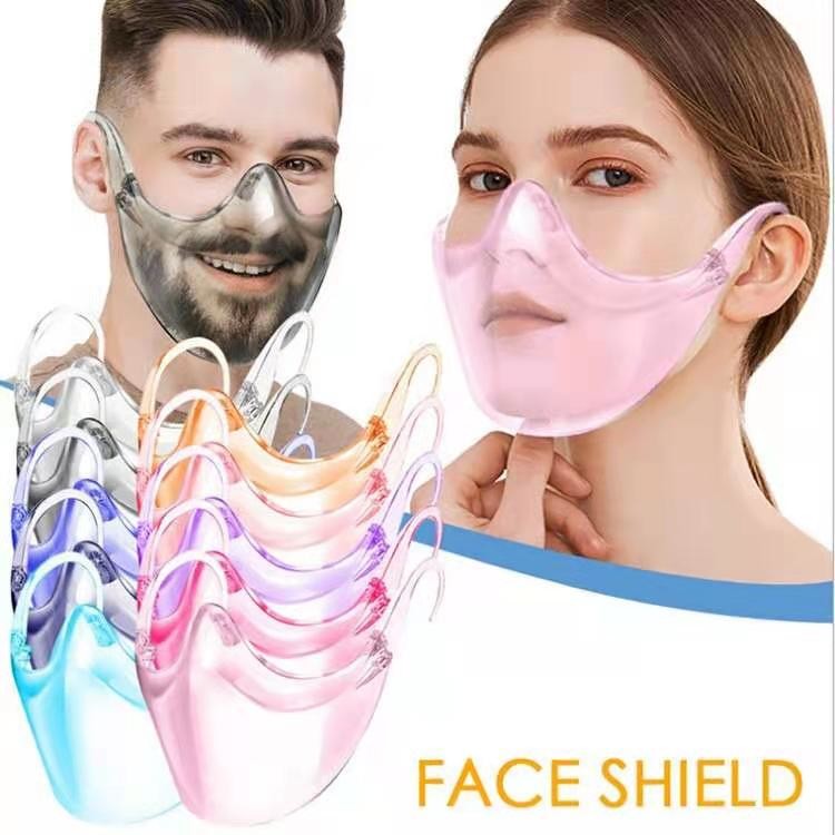Anti Fog Plastic Protective Face Shield Safety Visor Face Shield With Box Clear PC Face Shield