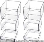 Acrylic Display Risers Acrylic Boxes Acrylic Display Nesting Cubes 5 Sided With