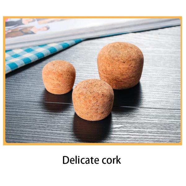 Cork Closure Borosilicate Glass Food Storage Jars