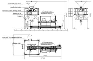 China Weighing Type Chemical Packaging Machine Packing Speed 300bags/hour SS304 Material wholesale