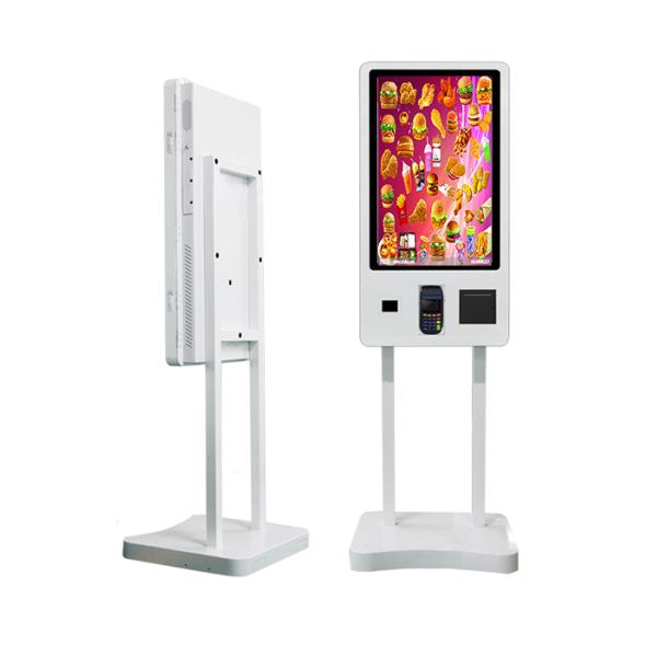 110v / 220v Floor Standing Digital Signage Touch Display Kiosk High Brightness