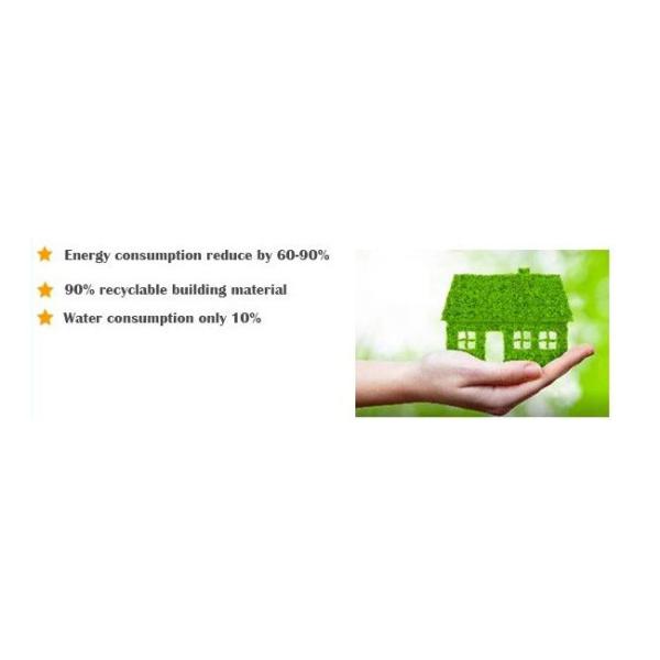 American Style Light Steel Prefab House / Light Steel Villa Residential Industrial