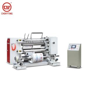 Plastic PE Film Paper High Speed Slitting And Rewinding Machine 130m/min