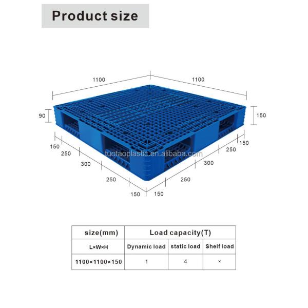 Single Faced Style 1200*1100 EPP Foam Flat Plastic Pallet for Reversible Logistics Storage