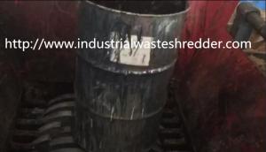 China Industrial Metal Drum Shredder Machine Custom Output For Hollow Containers wholesale