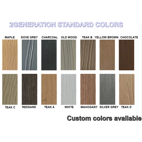Self Cleaning ASA Capped WPC Outdoor Wall Panel Stain Proof