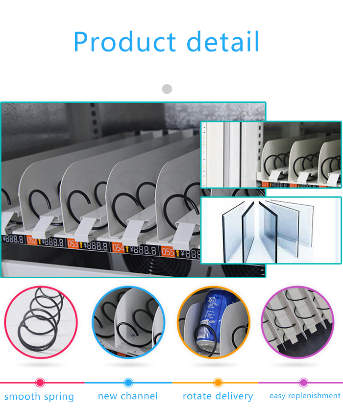 -18 Frozen Seafood Vending Machine , 80 Choices Frozen Meat Vending Machine