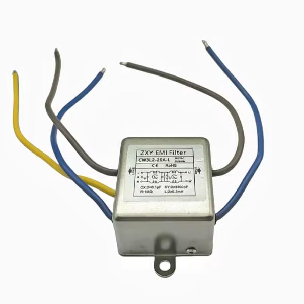 EMI Filter Single Phase Anti-Interference Power Supply 115V /250V /380V CW3L2-20A-L CW4L2-20A-S CW4L2-20A-T 50/60HZ