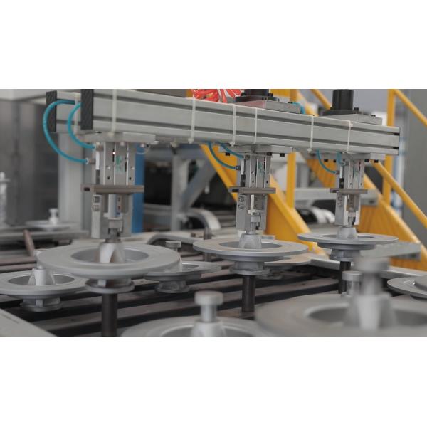 TS16949 Brake Disc Spraying Electrostatic Coating Equipment Energy Saving