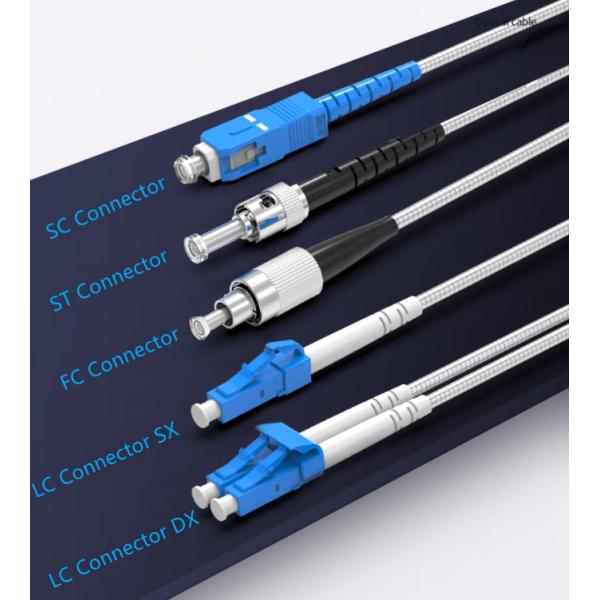 SM LC SC FC CPRI Waterproof FTTA Jumper Armored Fiber Optic Cable 7.0mm 2C 4C