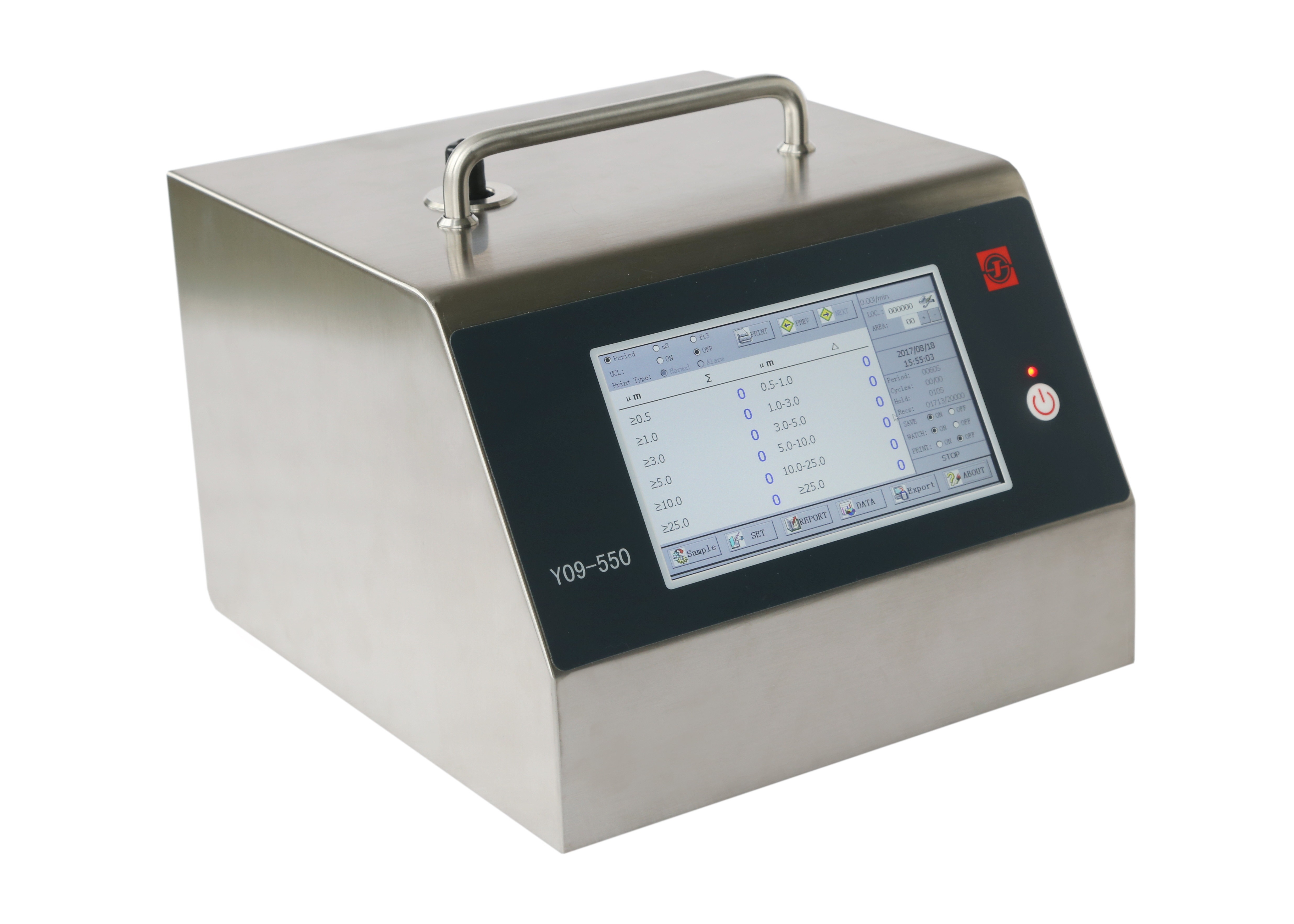 CPC Particle Counter In Pharma Factory For Cleanroom Monitoring