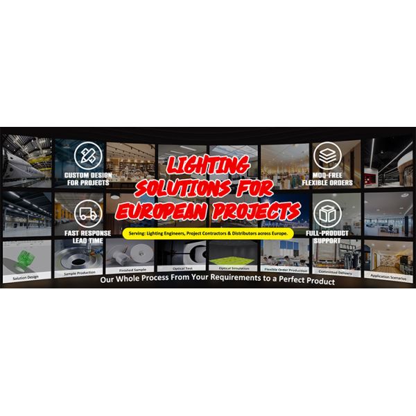 IP65 Waterproof LED Ceiling Light with Emergency Function and 50000 Hours Lifespan for Commercial Use