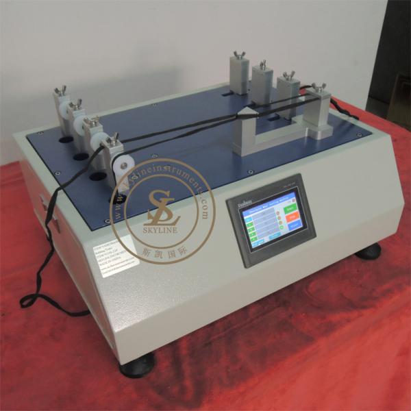Quality SATRA PM 154 Rub Resistance Tester , 4 Test Groups Shoelace Abrasion Resistance Tester for sale