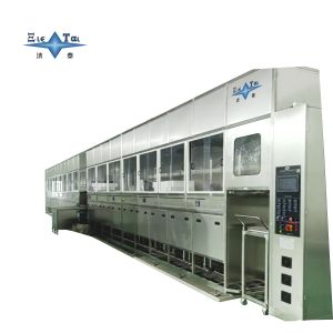 Spray Ultrasonic Cleaning Line High Pressure Industrial Ultrasonic Cleaning