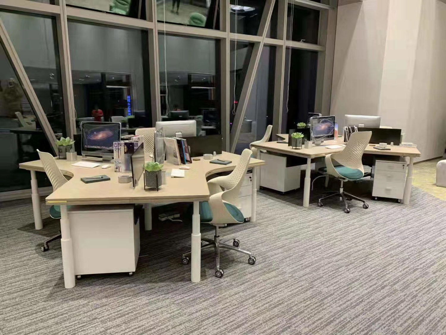 Changeable Modern Fine Workmanship Plastic Office Chair for Movable Computer Desk