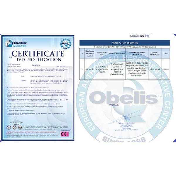 Covid 19 Antigen Test Kit Nasal Swab 10 Tests/Kit CE Professional Test Accuracy 99.68%