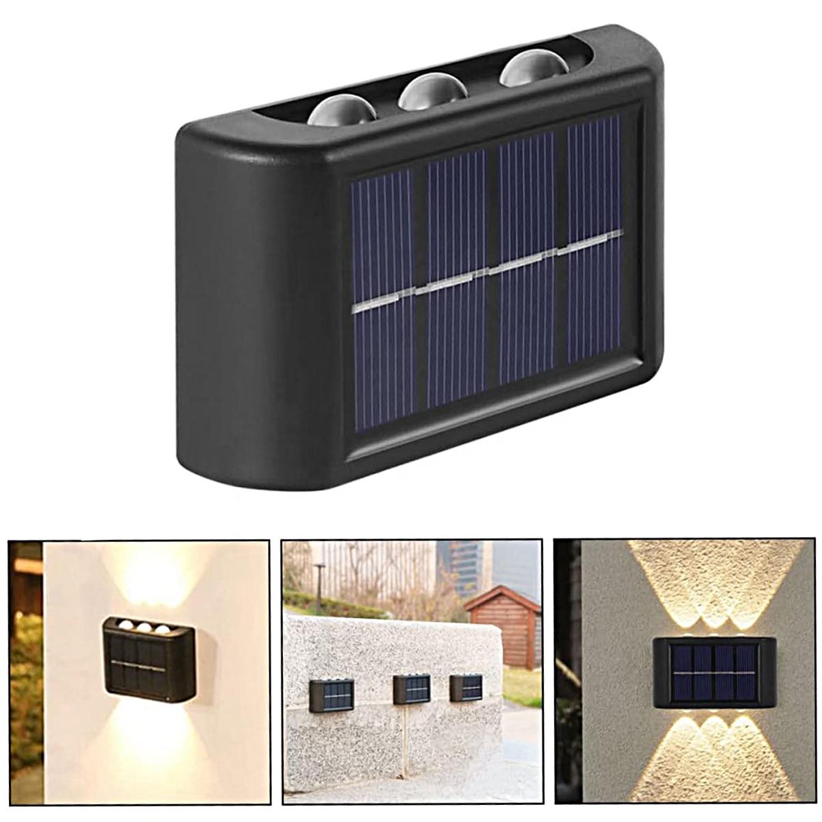 Outdoor Led Garden Street Light Solar Wall Sconce for Household Decoration Arrangement