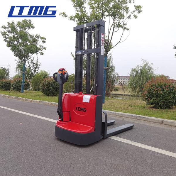 LTMG small Colorful Auto Electric 1.5ton 2ton electric stacker lift 3 meter plate stacker forklift stacker