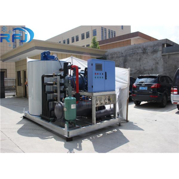 Marine Water Flake Ice Machine Refrigeration Equipment Stainless Steel Generator