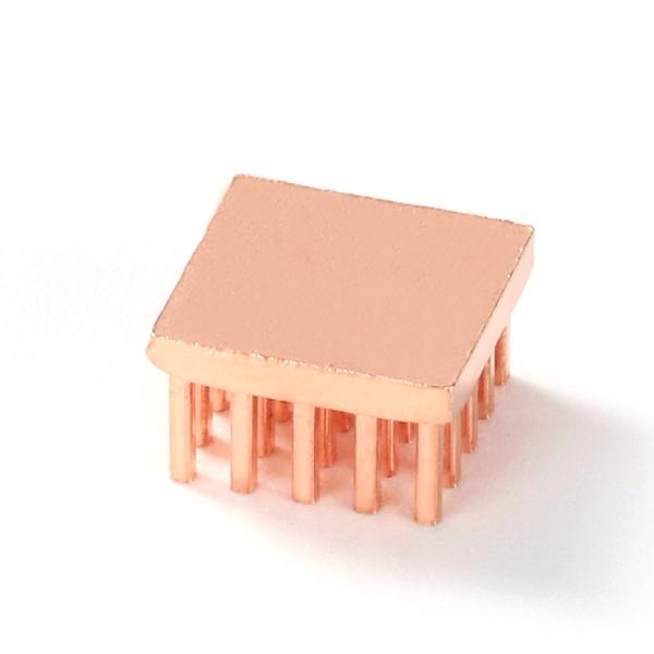 PC CPU Pure Copper Heat Sink Multipurpose Sand Blasting Surface