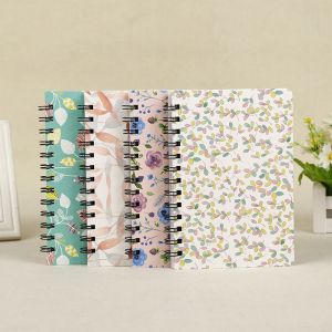 Cartoon Diary Journal Notebook , 8cmx10.5cm Spiral Bound Plain Notebook