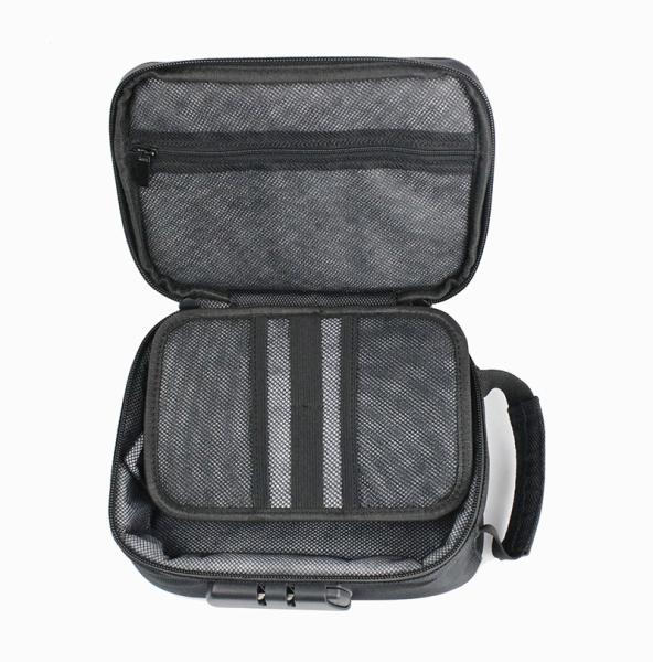 Quality custom 1680D Nylon Smell Proof Bag With Combination Lock for sale