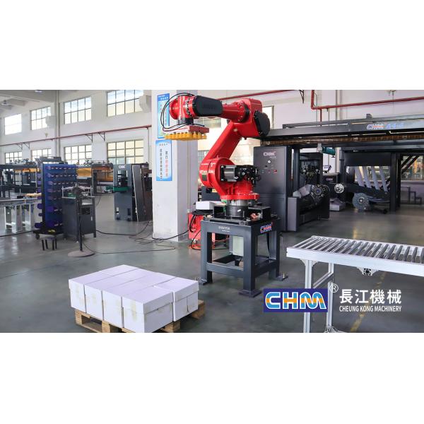 Six Axis Stacking Machine with 2550mm Arm Length 50kg Loading Ability and ±0.1mm Repeatability for A4 Production Line